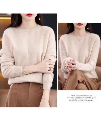 Cashmere Sweaters for Women, Cashmere Sweater,Womens Cashmere Sweater,Cashmere Sweaters for Women Trendy Beige $20.58 Sweaters