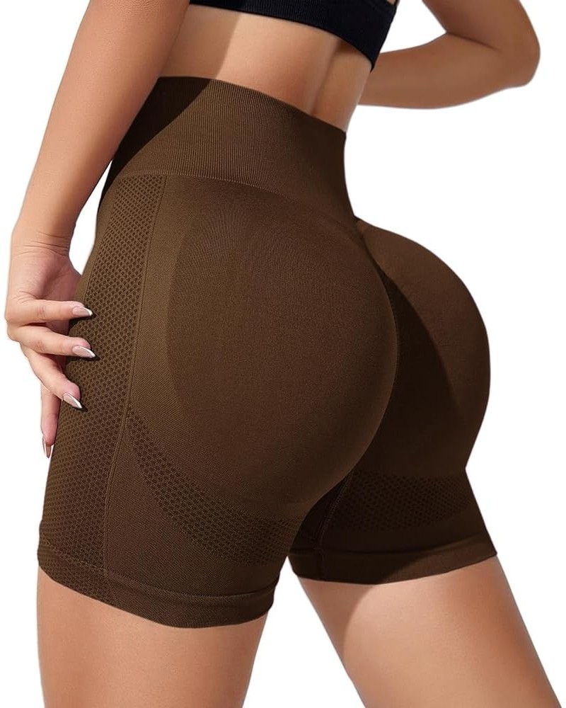 Women's High Waisted Biker Shorts Butt Lifting Tummy Control Gym Shorts Slim Fit Stretch Fitness Yoga Leggings Shorts X3-coff...