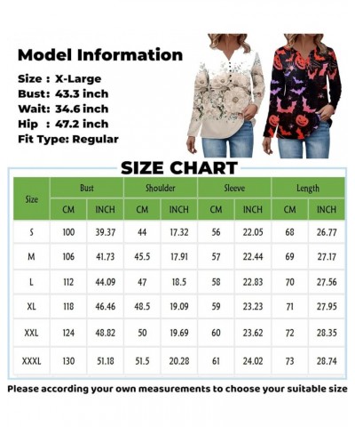 Long Sleeve Tee Shirts for Women V Neck Button Down Shirts Ethnic Floral Tunic Top Dressy Casual Henley Work Blouse 3-green $...