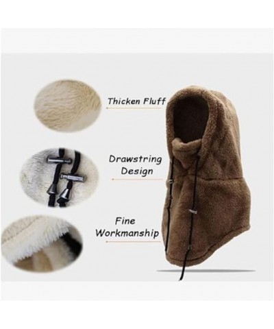 Sherpa Hood, Sherpa Hood Ski Mask Wind-Resistant Fleece Winter Face Mask Adjustable Warm Hood Cove U $10.82 Jackets