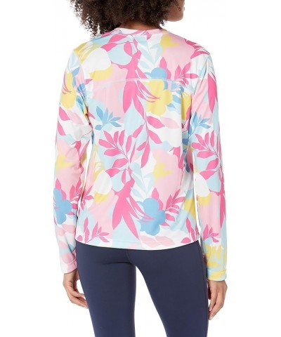 Women's Standard Summerdry Long Sleeve Printed Tee White/Floriated $17.60 Activewear