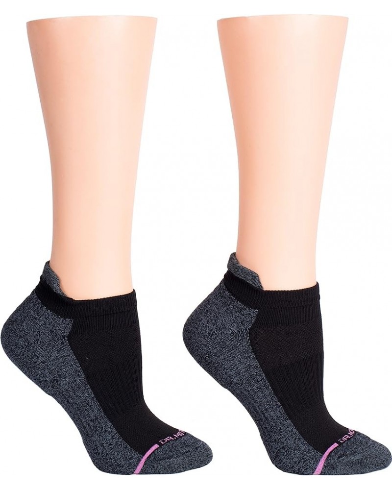 womens 2pk Compression Low Cut Socks Black $14.70 Activewear