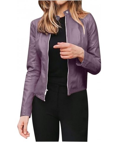 Oversized Blazers for Women Open Front Long Sleeve Suit Blazer Jacket Basic Lapel Button Suit Blazer Jacket 3916-nfhhse-c-pur...