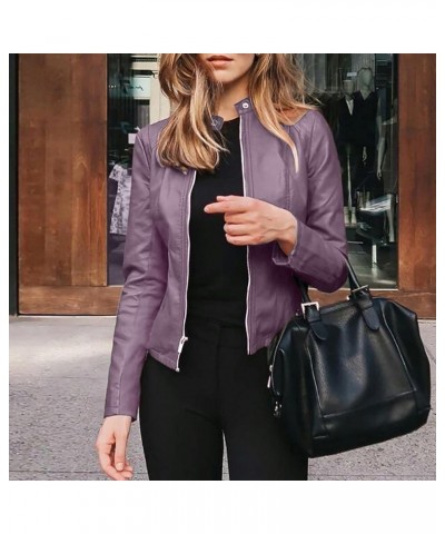 Oversized Blazers for Women Open Front Long Sleeve Suit Blazer Jacket Basic Lapel Button Suit Blazer Jacket 3916-nfhhse-c-pur...