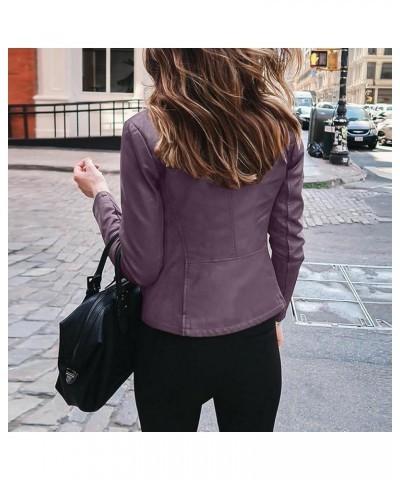 Oversized Blazers for Women Open Front Long Sleeve Suit Blazer Jacket Basic Lapel Button Suit Blazer Jacket 3916-nfhhse-c-pur...