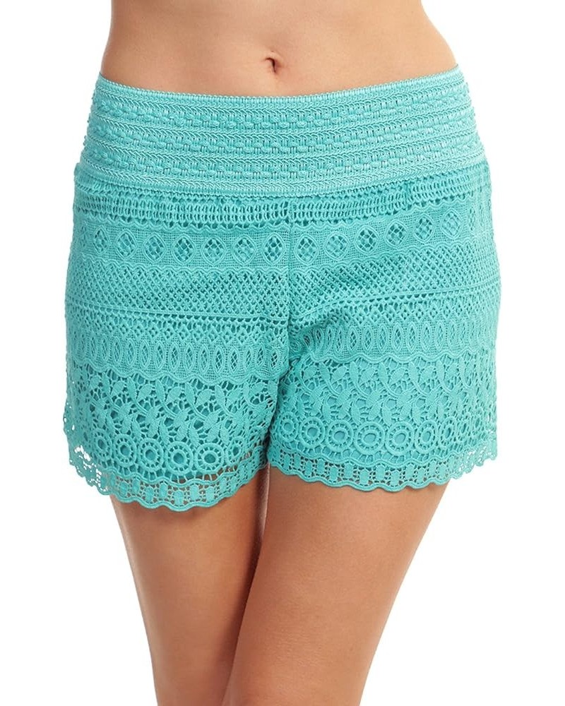 Women's Lace Shorts Cross-over - Mint $8.98 Shorts