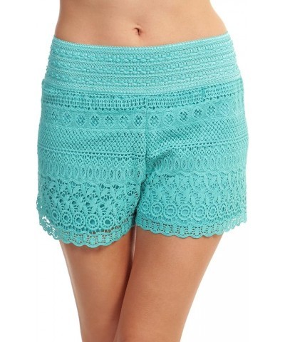 Women's Lace Shorts Cross-over - Mint $8.98 Shorts