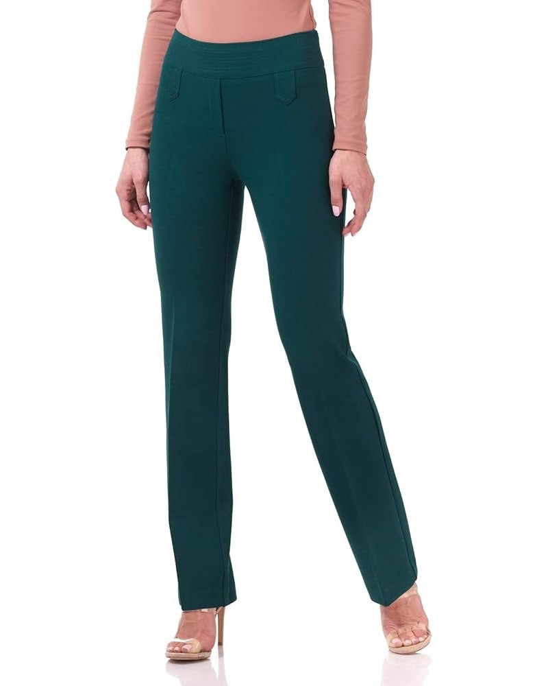 Women's Secret Figure Pull-On Knit Bootcut Pant w/Tummy Control Teal $27.50 Dresses