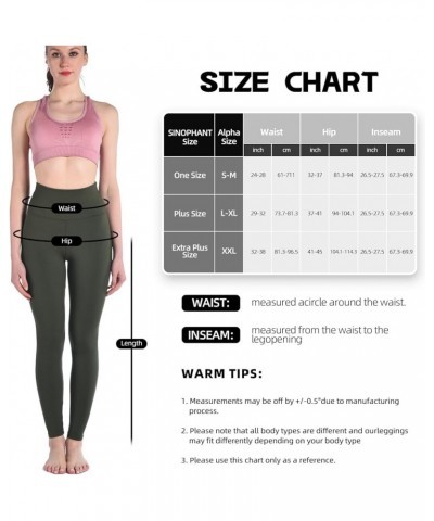 Leggings for Women - High Waisted Workout Leggings for Women Running Exercise Full Length Black Bandhnu $7.94 Activewear