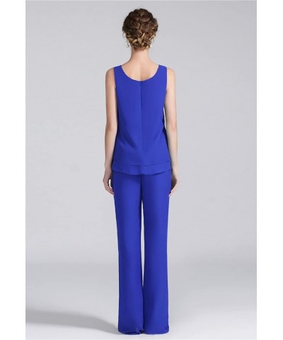 3Pcs Sets Mother of The Bride Dress Elegant Jumsuits Long Pantsuit for Women with Jacket NY022 Aqua Blue $35.87 Suits