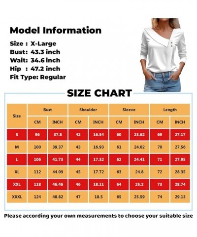 Women's Casual Long Sleeve V Neck Cute Shirts Lapel Neck Xmax Printed Tee Blouses Casual Loose Patchwork Basic Tops 4-dark Bl...