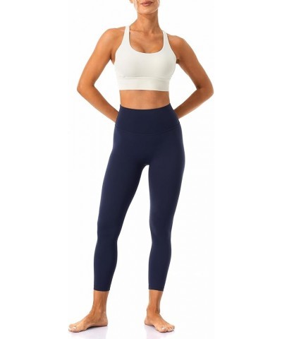 Women's Studio Essential Yoga Leggings 19"/ 23"/ 25"/ 28" - Soft Stretch Workout Active Tights Pants 23 inches Navy $13.34 Le...