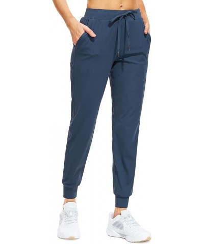 Women's Joggers Pants Lightweight Running Sweatpants with Pockets Athletic Tapered Casual Pants for Workout,Lounge Navy Blue ...