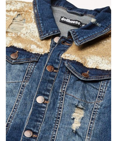 Women's Long Blue Denim Jacket Blue $11.18 Jackets