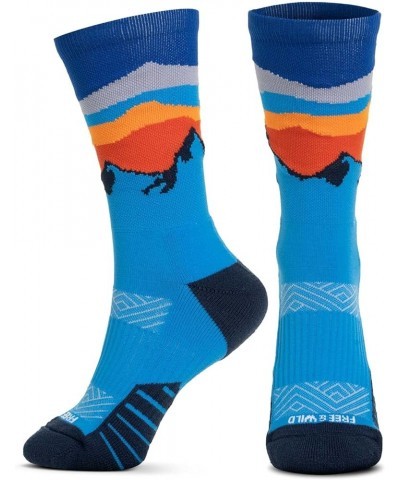 Inspirational Athletic Running Socks | Mid-Calf | Multiple Designs Free & Wild $10.19 Activewear