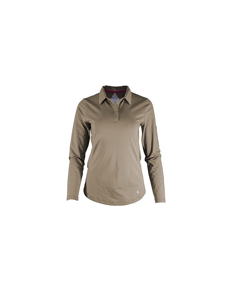 FR Women Stretch Fit L-SPFR6, Gray, 2XL LON MED LON Khaki $34.46 Shirts