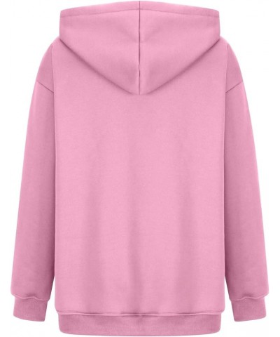 Hoodies for Women Oversized Hooded Sweatshirt Loose Fit Long Sleeve Shirts Drawstring Casual Cute Tops Fall Clothes A-pink $7...