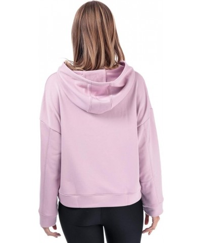 Women's Tech Terry Hoodie Pink/ White $22.00 Activewear