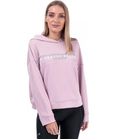 Women's Tech Terry Hoodie Pink/ White $22.00 Activewear