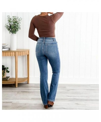 Holy Grail Tummy Control Bootcut Jeans,Holy Grail Bootcut Jeans,Grass Wood Tummy Control Jeans Dark Blue-tall $16.94 Jeans