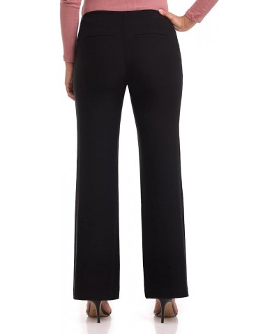 Women's Comfort Wide Leg Pull-On Pant Black $21.00 Pants