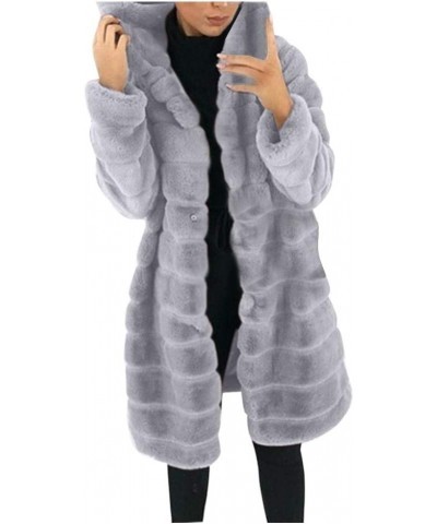 Long Womens Sleeve Coat Jacket Outwear Faux-' Warmer Gilet Body Women's Coat Womens Sweatshirts Zip up Grey 3 $19.15 Jackets