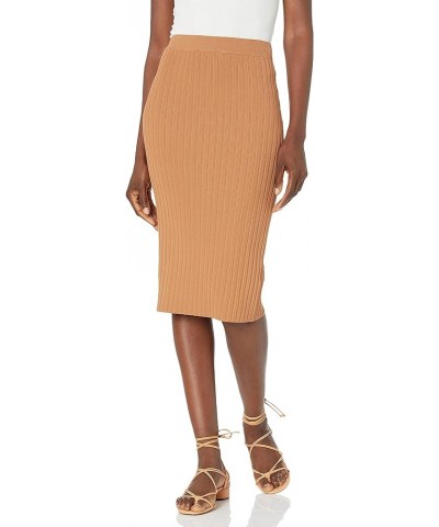 Women's Agnes Sweater Skirt Tobacco Brown $21.41 Skirts