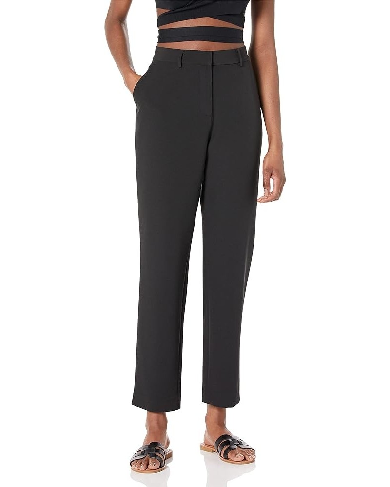 Women's Abby Flat Front Pant Black $30.50 Jewelry