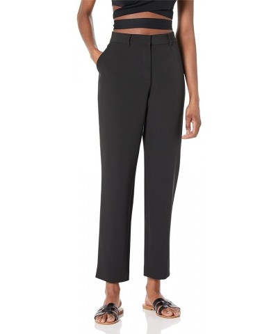 Women's Abby Flat Front Pant Black $30.50 Jewelry