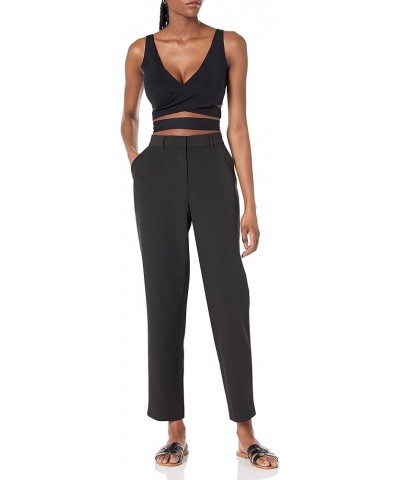 Women's Abby Flat Front Pant Black $30.50 Jewelry