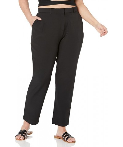 Women's Abby Flat Front Pant Black $30.50 Jewelry