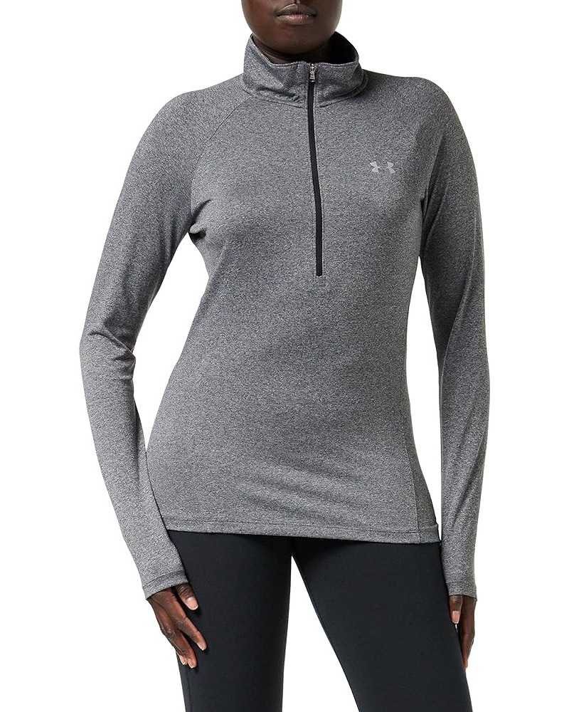 Women's Tech ½ Zip Long-Sleeve Pullover Carbon Heather X-Small $16.55 Activewear