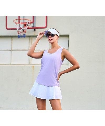 Womens Workout Tank Top Loose Fit Open Back Yoga Tops Athletic Running Gym Cooling Sleeveless Shirts Green $13.51 Activewear