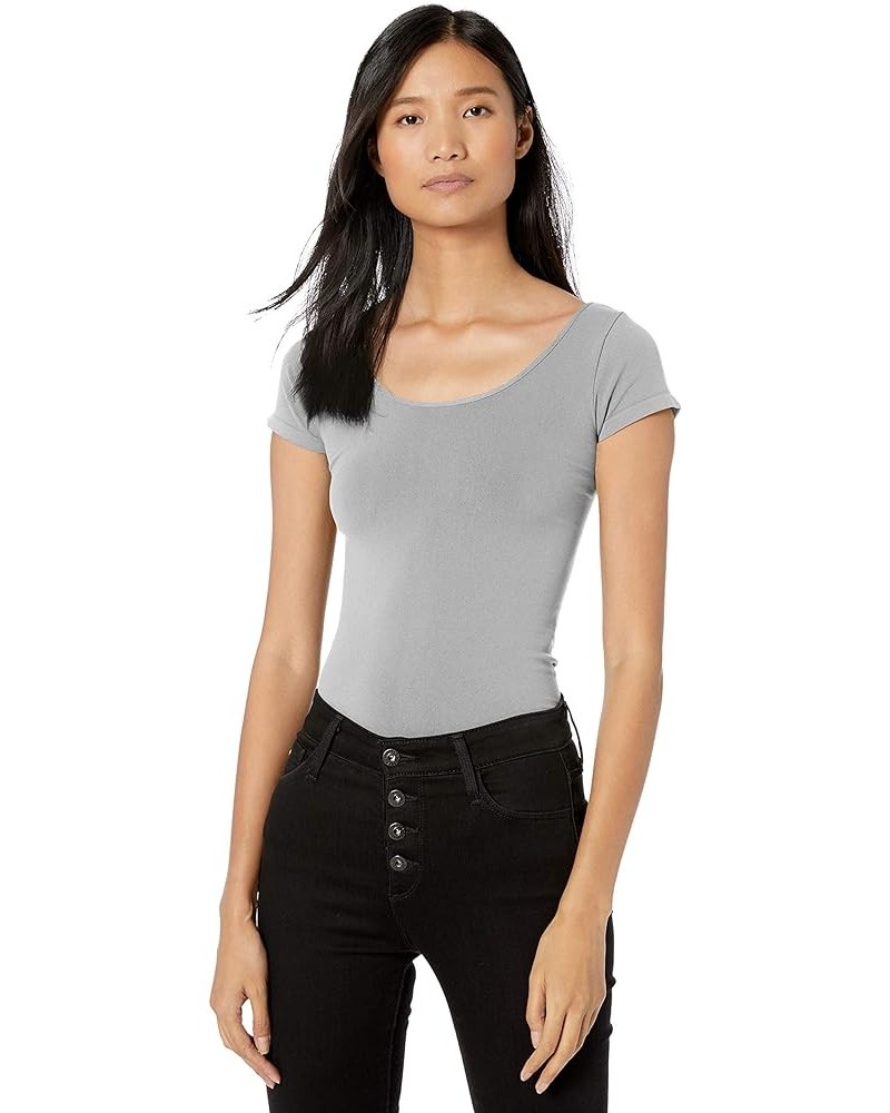 Skinny Tees Women's Long  Cap Sleeve Tee Metal $20.40 Tees