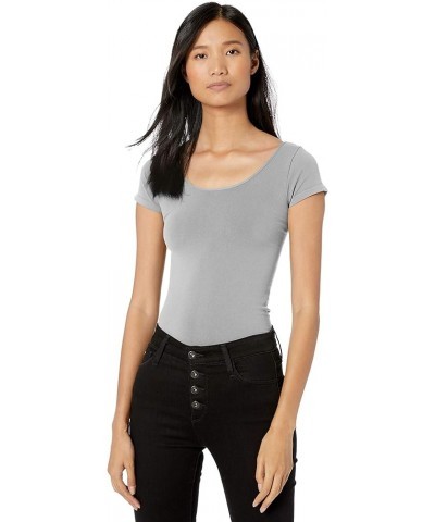 Skinny Tees Women's Long  Cap Sleeve Tee Metal $20.40 Tees