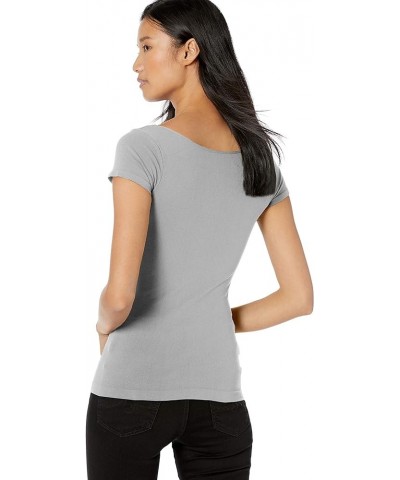 Skinny Tees Women's Long  Cap Sleeve Tee Metal $20.40 Tees