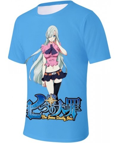 Anime The Seven Deadly Sins T-Shirt 3D Printed Short Sleeve Shirts Men Women Pullover Tee Tops 247/3 $9.24 Tees