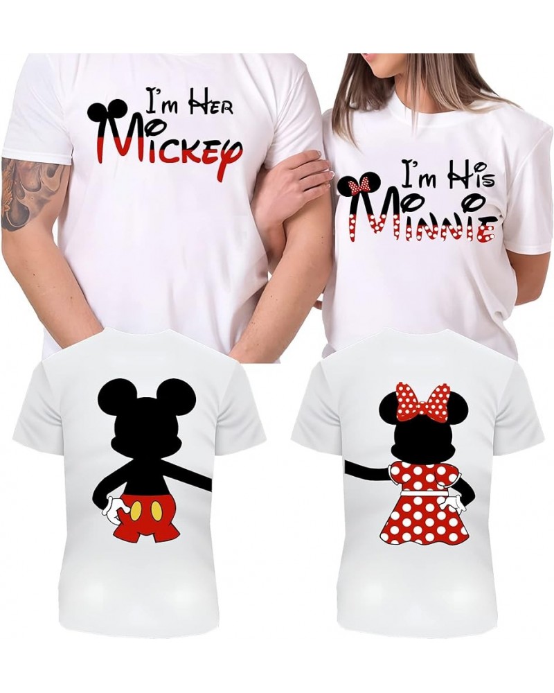 Matching Shirts for Couples His Her Couples Love Shirt Men's Women MM T-Shirts Set Valentine's Day Birth Days Outfit. Women L...