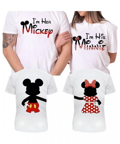 Matching Shirts for Couples His Her Couples Love Shirt Men's Women MM T-Shirts Set Valentine's Day Birth Days Outfit. Women L...