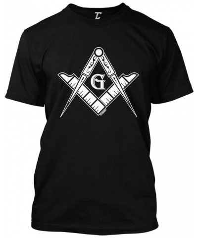 Freemason Logo - Illuminati Square & Compass Men's T-Shirt Black $13.08 Tees