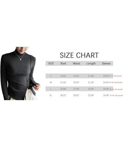 Women Fall Slim Fit Going Out Crop Tops Long Sleeves T-Shirt Y2K Comfy Lightweight Basic V-Neck Undershirts 1678-black $9.68 ...