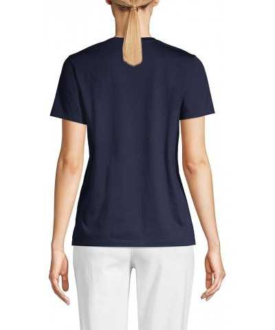 Women's Relaxed Supima Cotton T-Shirt Radiant Navy $12.08 Tees