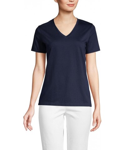 Women's Relaxed Supima Cotton T-Shirt Radiant Navy $12.08 Tees