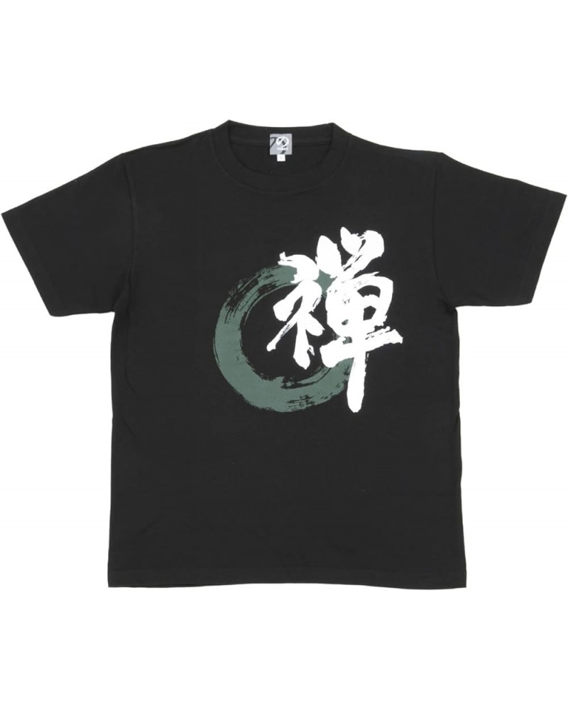 Japanese Kanji T-Shirts Short Sleeves (JAPANORAMA) 100% Cotton, Loose Size Unisex Graphic Tee T Shirt Men Women Zen Buddhism ...