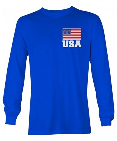 Trump 47-2024 Election 47th President Unisex Long Sleeve Shirt Royal $12.85 Tees