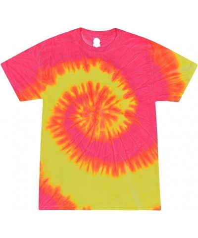 Tie Dye Unisex T-Shirts Adults (S,M,L,XL) Florescent Swirl $9.89 Tees