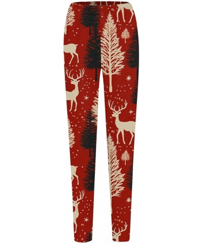 Workout Leggings for Women and Winter Leggings Artistic Splash Printed Soft Stretchy Pants Winter Clothes for Winter Watermel...