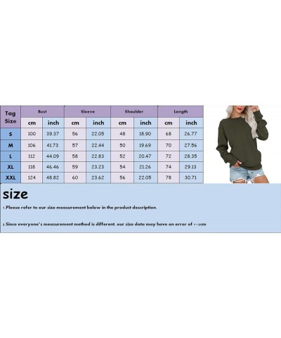 Womens Casual Crewneck Sweatshirts Long Sleeve Cute Tunic Tops Loose Fitting Pullovers Navy-d $4.26 Activewear