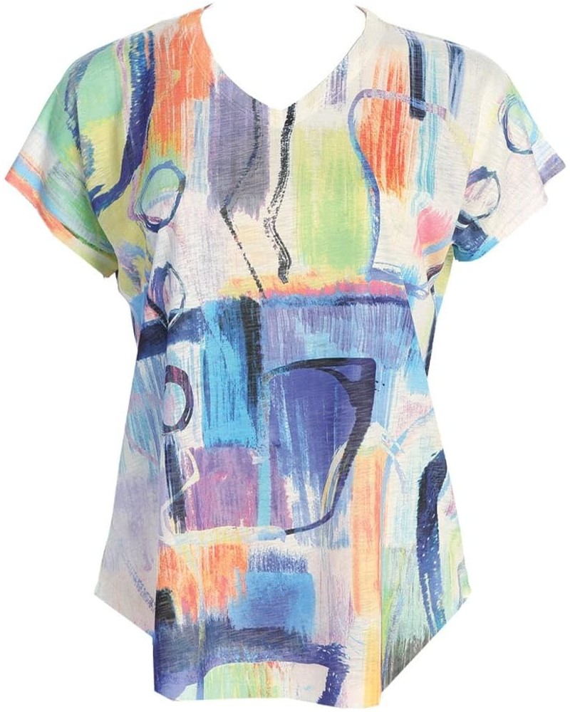 Pop Art Dolman Cap Sleeve Top - 60-1512 Bristol $29.04 Blouses