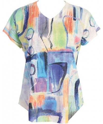 Pop Art Dolman Cap Sleeve Top - 60-1512 Bristol $29.04 Blouses